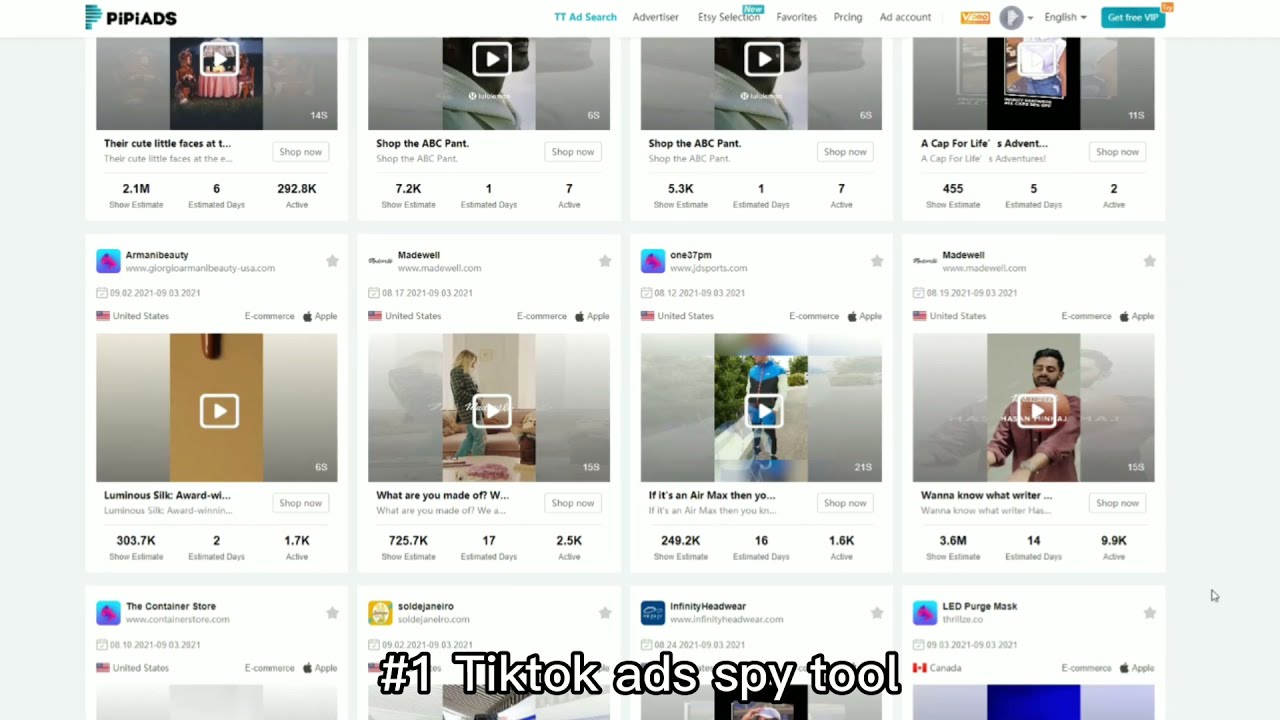 tiktok ads spy tool -pipiads
