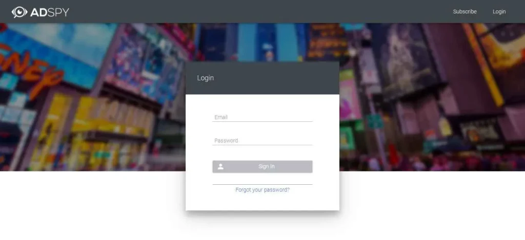 Create Your AdSpy Account
