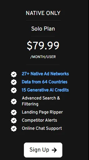 Anstrex Native Only Pricing