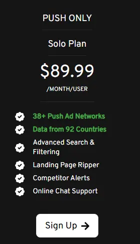 Anstrex Push Only Pricing