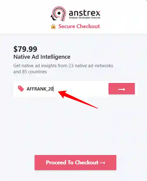 Enter Anstrex Coupon Code AFFRANK20