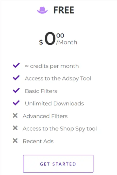Dropispy Free Plan
