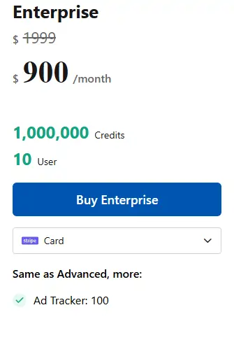 PiPiADS Enterprise Plan