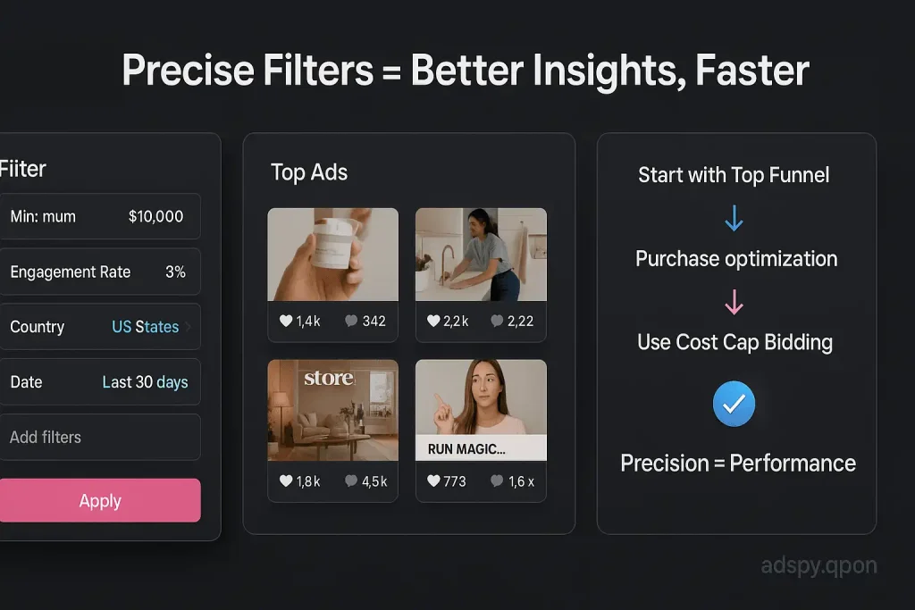 PiPiAds' filtering system