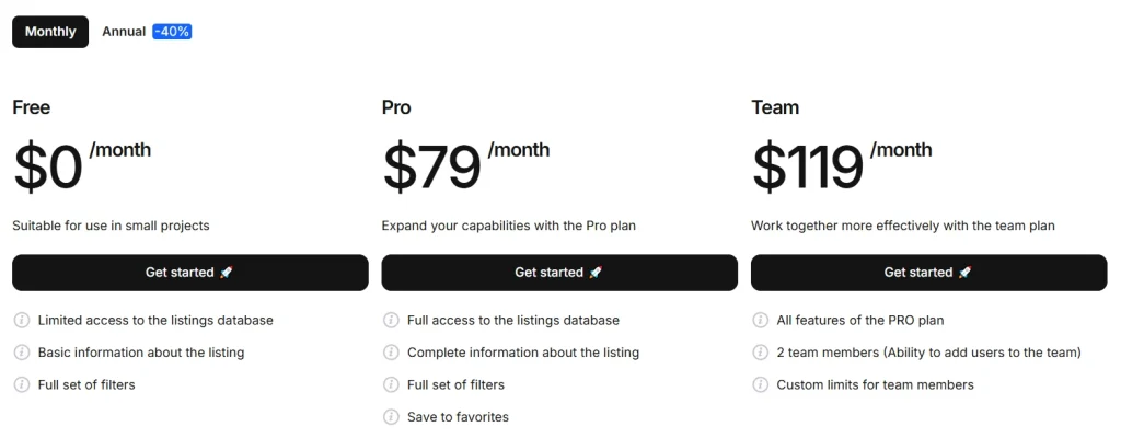 Tyver Pricing Plan